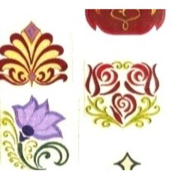 Anita Goodesign Hoop Pockets Embroidery Pattern Pack 20 Unique 5"x7" Designs - Picture 6 of 9